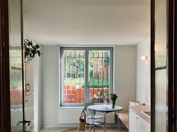 Maison Henri Namur : photo 4 de la chambre chambre double - vue sur jardin