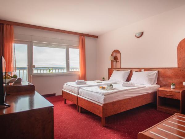 Rooms with a swimming pool Crikvenica - 18502 : photo 1 de la chambre chambre triple avec balcon - vue sur mer