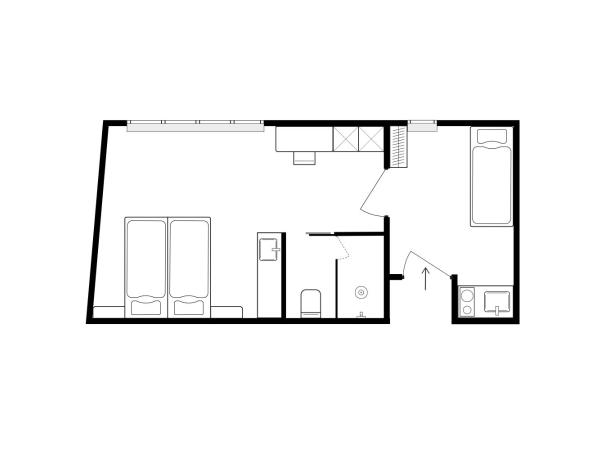 Urban Inn - Wilten 24/7 : photo 6 de la chambre appartement deluxe