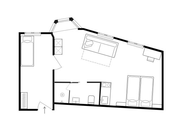 Urban Inn - Wilten 24/7 : photo 6 de la chambre appartement supérieur