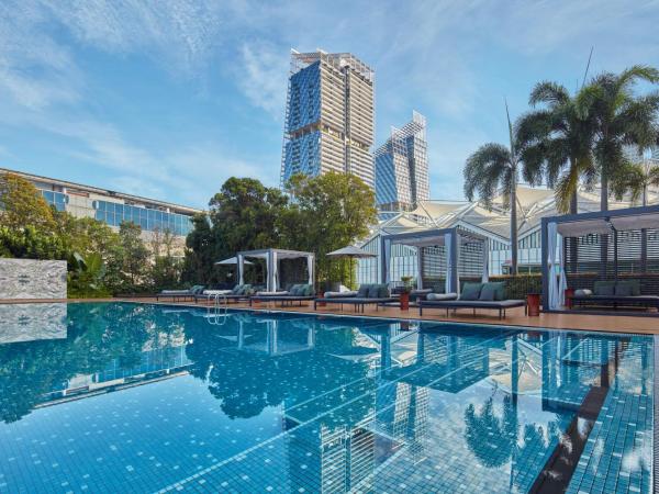 PARKROYAL COLLECTION Marina Bay, Singapore : photo 5 de la chambre hébergement lit king-size ou lits jumeaux signature marina bay