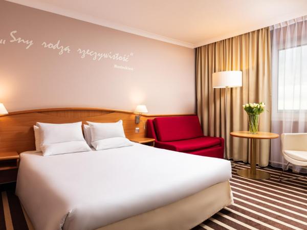 Novotel Poznan Centrum : photo 1 de la chambre chambre standard avec lit queen-size et canapé