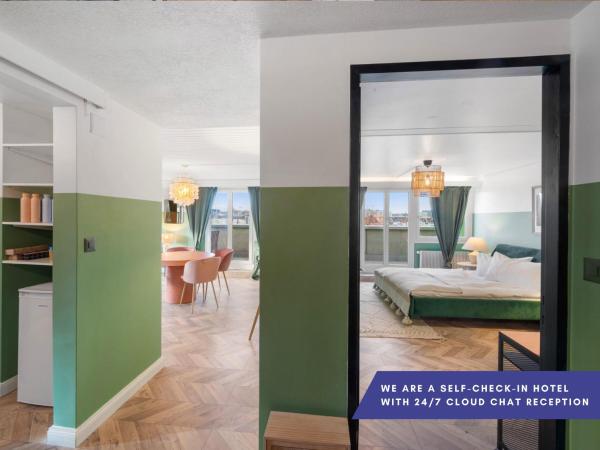 Becozy Self Check-in Pop-Up Hotel Basel : photo 7 de la chambre appartement terrasse