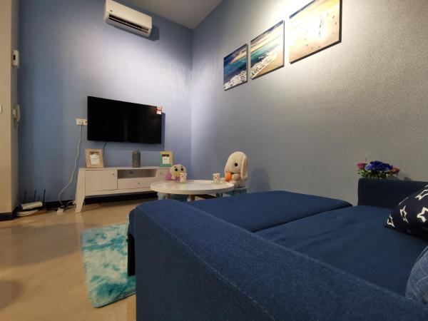 Attic Home Melaka Silverscape Residence & Jonker : photo 7 de la chambre superior queen studio (private bathtub and city view)