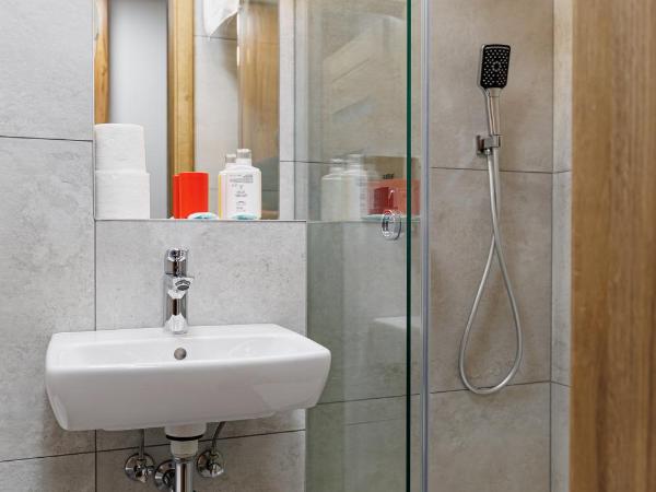 Leśne Patio : photo 8 de la chambre grande chambre double avec salle de bains