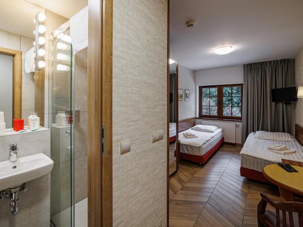 Leśne Patio : photo 9 de la chambre grande chambre double avec salle de bains