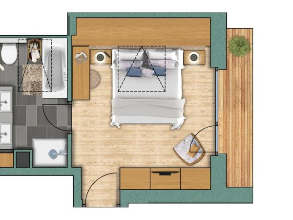 Resort La Ginabelle : photo 8 de la chambre chambre double supérieure