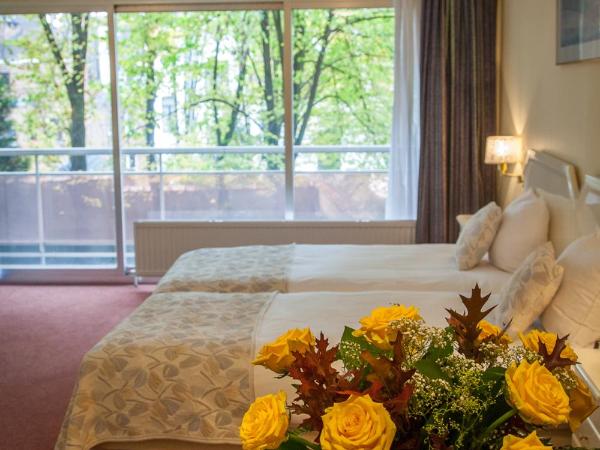 First Euroflat Hotel : photo 7 de la chambre chambre lit king-size - vue sur jardin