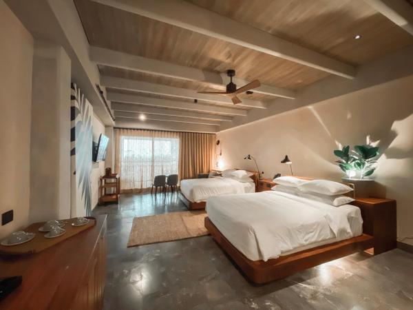 Atelier Playa Mujeres- Adults Only - All Inclusive Resort : photo 5 de la chambre suite inspira avec terrasse - 2 lits doubles