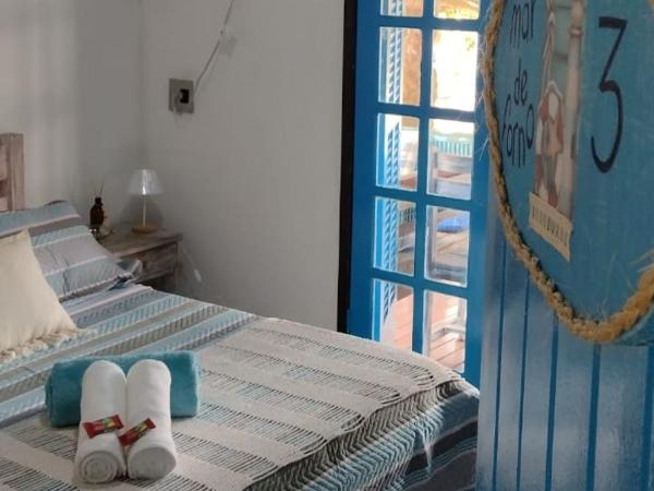 Mar de Maria Pousada : photo 4 de la chambre chambre triple avec balcon