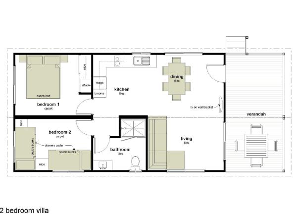 Alivio Tourist Park Canberra : photo 8 de la chambre park villa (2 bedroom)
