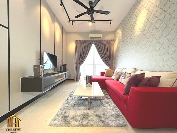 Attic Home Melaka Silverscape Residence & Jonker : photo 4 de la chambre luxury family 2 bedroom suite (private bathtub and sea view)