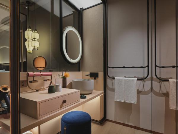 Hotel Indigo Hangzhou Uptown,Close to Westlake , boutique design hotel with freeflow minibar : photo 4 de la chambre premium king room - lounge access