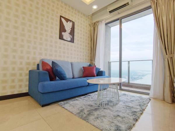 Attic Home Melaka Silverscape Residence & Jonker : photo 3 de la chambre luxury family 2 bedroom suite (private bathtub and sea view)