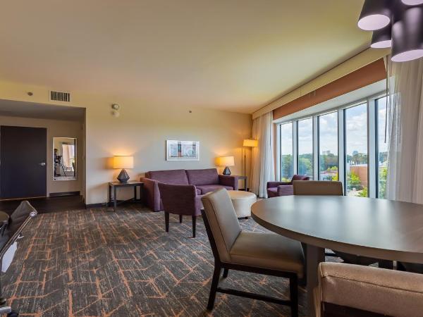 Hotel Spice & Sky Atlanta Perimeter : photo 6 de la chambre suite lit king-size avec balcon
