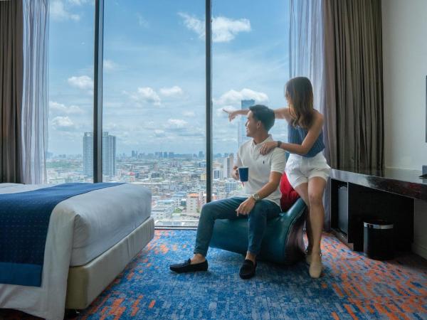 Holiday Inn Express Bangkok Siam, an IHG Hotel : photo 2 de la chambre chambre lit queen-size standard - vue sur ville