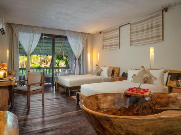 Kanan Tulum Treehouse, Rooftop, Beach Club & Spa - Adults Only : photo 2 de la chambre chambre 2 lits doubles - 1er Étage - vue sur jungle