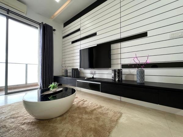 Attic Home Melaka Silverscape Residence & Jonker : photo 6 de la chambre luxury family 2 bedroom suite (private bathtub and sea view)