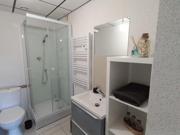 Adorable studio avec entre indpendante : photo 1 de la chambre chambre double avec salle de bains privative