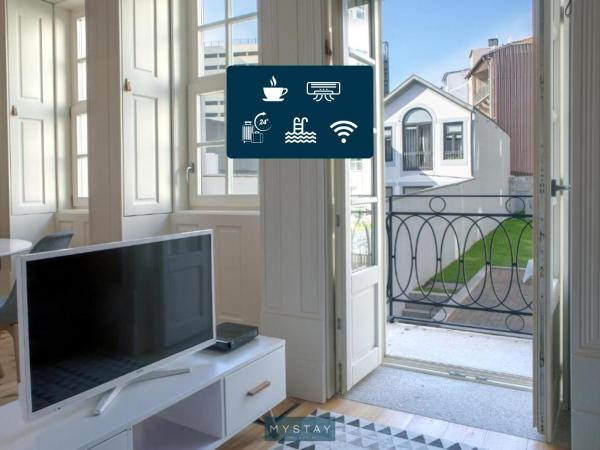 MyStay Porto Bolhão - Pool & Garden : photo 5 de la chambre appartement avec balcon