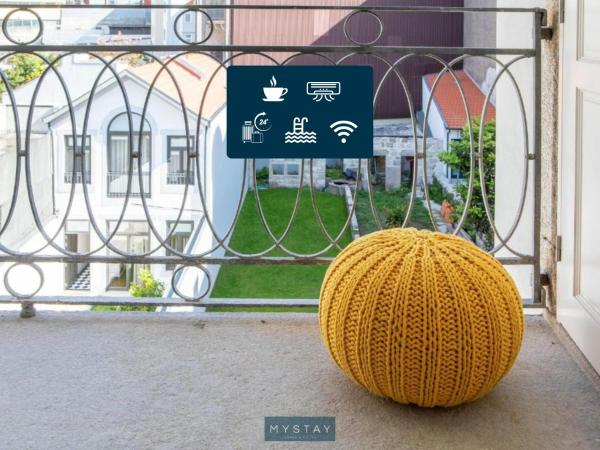 MyStay Porto Bolhão - Pool & Garden : photo 5 de la chambre appartement - vue sur piscine 