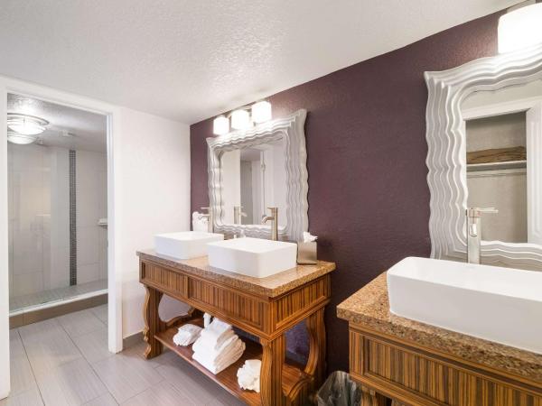 Clarion Inn & Suites Across From Universal Orlando Resort : photo 4 de la chambre chambre lit king-size avec coin cuisine - non-fumeurs