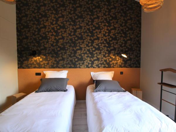 Maison d'hôtes Etxea_&_co : photo 4 de la chambre chambre lits jumeaux - vue sur piscine