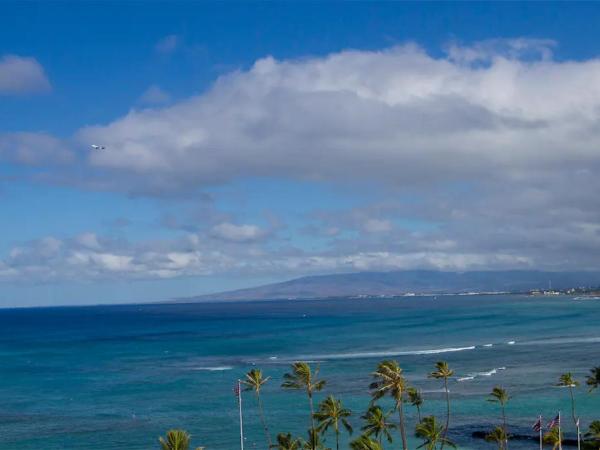 Diamond Head Beach Hotel : photo 6 de la chambre chambre lit queen-size - vue sur mer