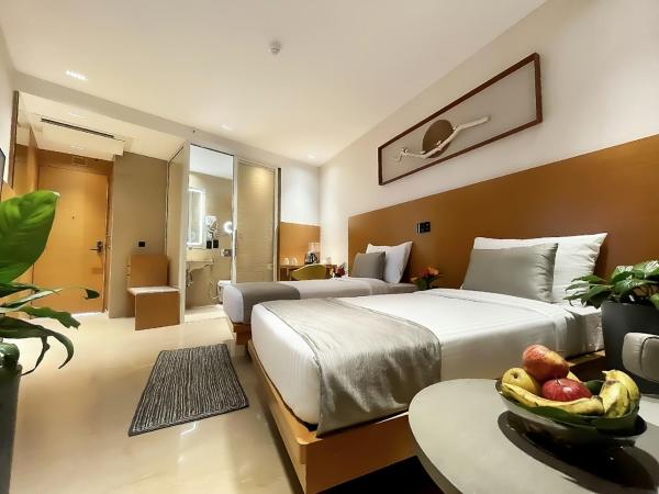 Morvee Hotels Alipore Kolkata : photo 5 de la chambre chambre lits jumeaux supérieure