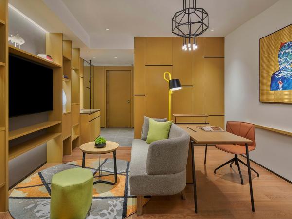 Artyzen Habitat Lingang Shanghai : photo 2 de la chambre chambre lits jumeaux deluxe