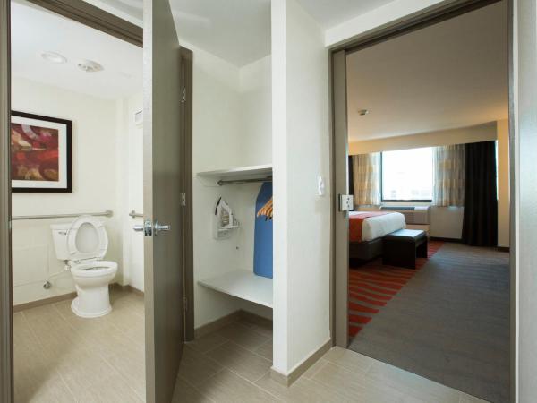 Holiday Inn Houston S - NRG Area - Med Ctr, an IHG Hotel : photo 4 de la chambre chambre lit king-size avec douche accessible en fauteuil roulant - personnes à mobilité réduite/non-fumeurs