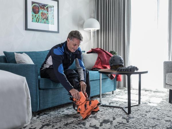 The Crystal Lodge : photo 1 de la chambre studio lit king-size deluxe avec canapé-lit