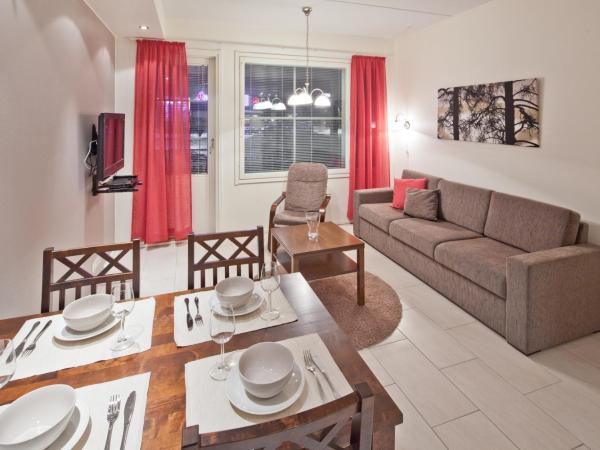 Lapland Hotels Sirkantähti : photo 1 de la chambre appartement supérieur avec sauna (4 adultes)