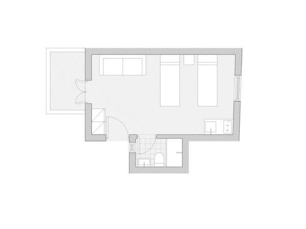 Sigma Studios on The Beach : photo 1 de la chambre special offer - semi basement studio (3 guests)