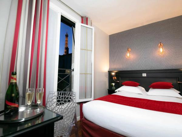 Hôtel Eiffel Rive Gauche : photo 3 de la chambre chambre double - vue sur tour eiffel