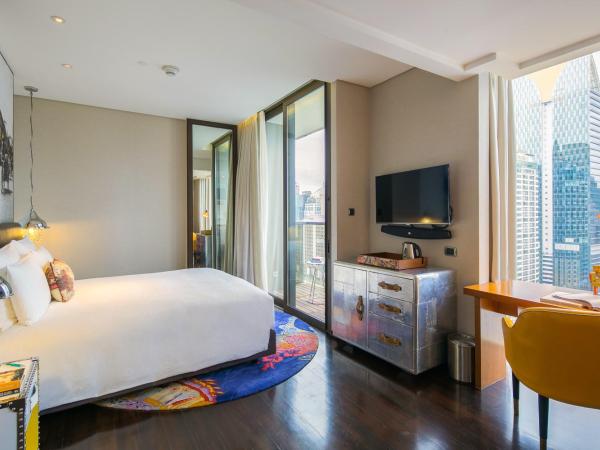 Hotel Indigo Bangkok Wireless Road, an IHG Hotel : photo 5 de la chambre chambre lit king-size standard avec balcon-tage suprieur