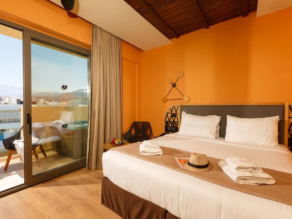 Palmera Beach Hotel & Spa - Adults Only : photo 8 de la chambre suite bien-Être avec jacuzzi