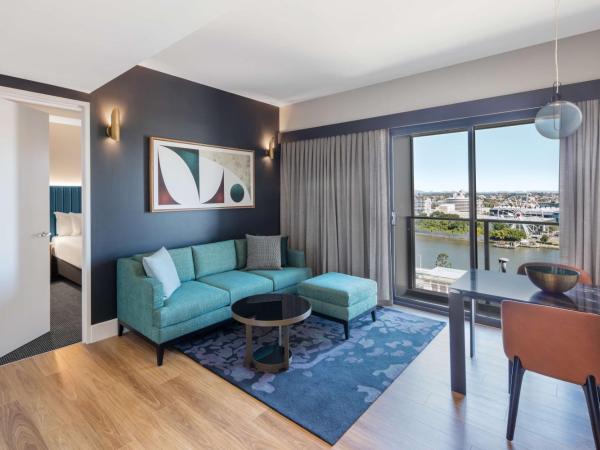 Adina Apartment Hotel Brisbane : photo 1 de la chambre appartement 1 chambre avec balcon - vue sur rivière