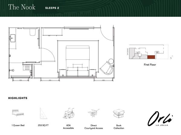 Orli La Jolla : photo 7 de la chambre chambre double