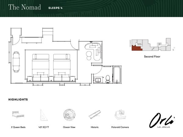 Orli La Jolla : photo 9 de la chambre chambre quadruple - vue sur mer