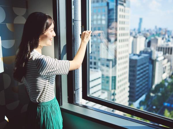 Holiday Inn Express Osaka City Centre- Midosuji, an IHG Hotel : photo 3 de la chambre chambre lit queen-size - Étage Élevé - vue sur ville