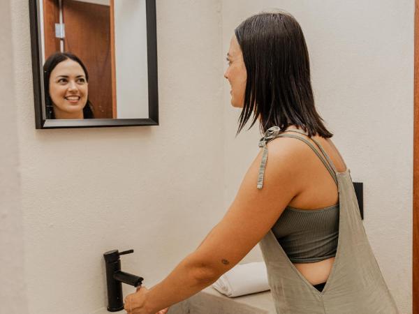 Caleta Hostel Rooftop & Pool : photo 4 de la chambre chambre deluxe