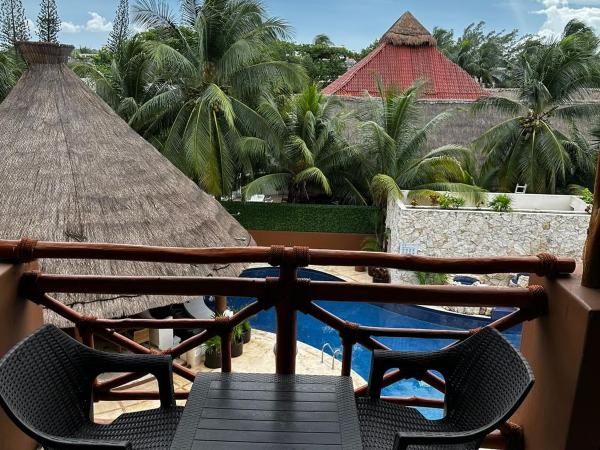 Hotel Beló Isla Mujeres - All Inclusive : photo 4 de la chambre suite junior deluxe avec 2 lits doubles et balcon