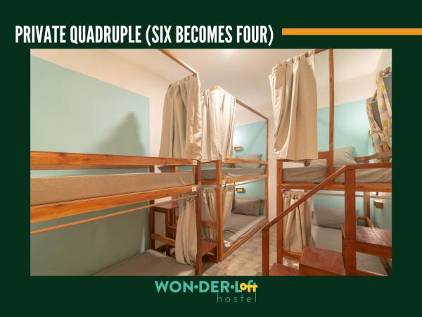 Wonderloft Hostel Jogja : photo 4 de la chambre chambre quadruple