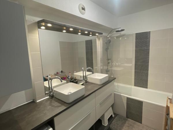 Chambre chez l'habitant à Strasbourg : photo 1 de la chambre chambre double avec salle de bains commune