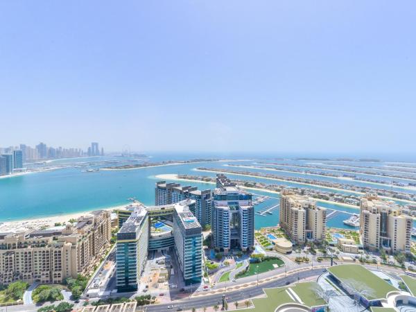 Ultra Luxury Palm Tower with Shared 5 Star Hotel Facilities : photo 10 de la chambre studio - vue sur océan