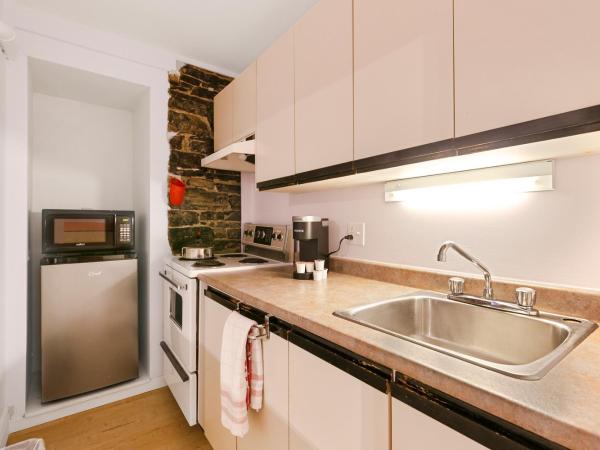 Chateau Des Tourelles : photo 3 de la chambre ce studio comprend une cuisine.