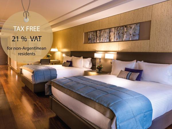 Palladio Hotel Buenos Aires - MGallery : photo 3 de la chambre suite deluxe avec 2 lits doubles et balcon - vue sur parc