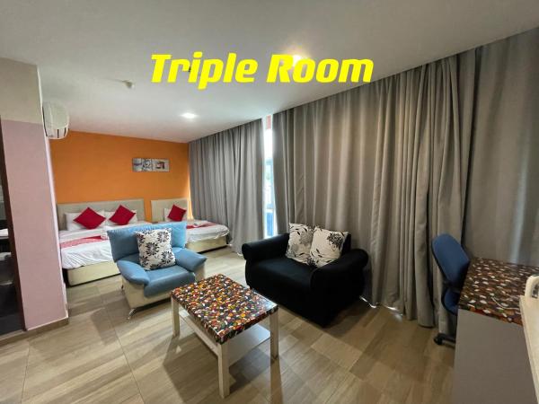 City Kuchai Hotel -Kuchai Lama,Kuala Lumpur : photo 2 de la chambre chambre triple