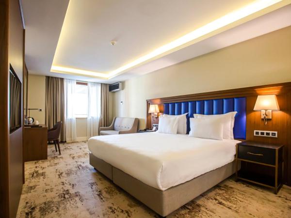 Ramada Plaza Sultanahmet : photo 2 de la chambre suite d'angle avec lit king-size et balcon